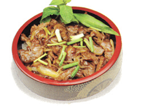 S39.Boeuf sauté sur du riz